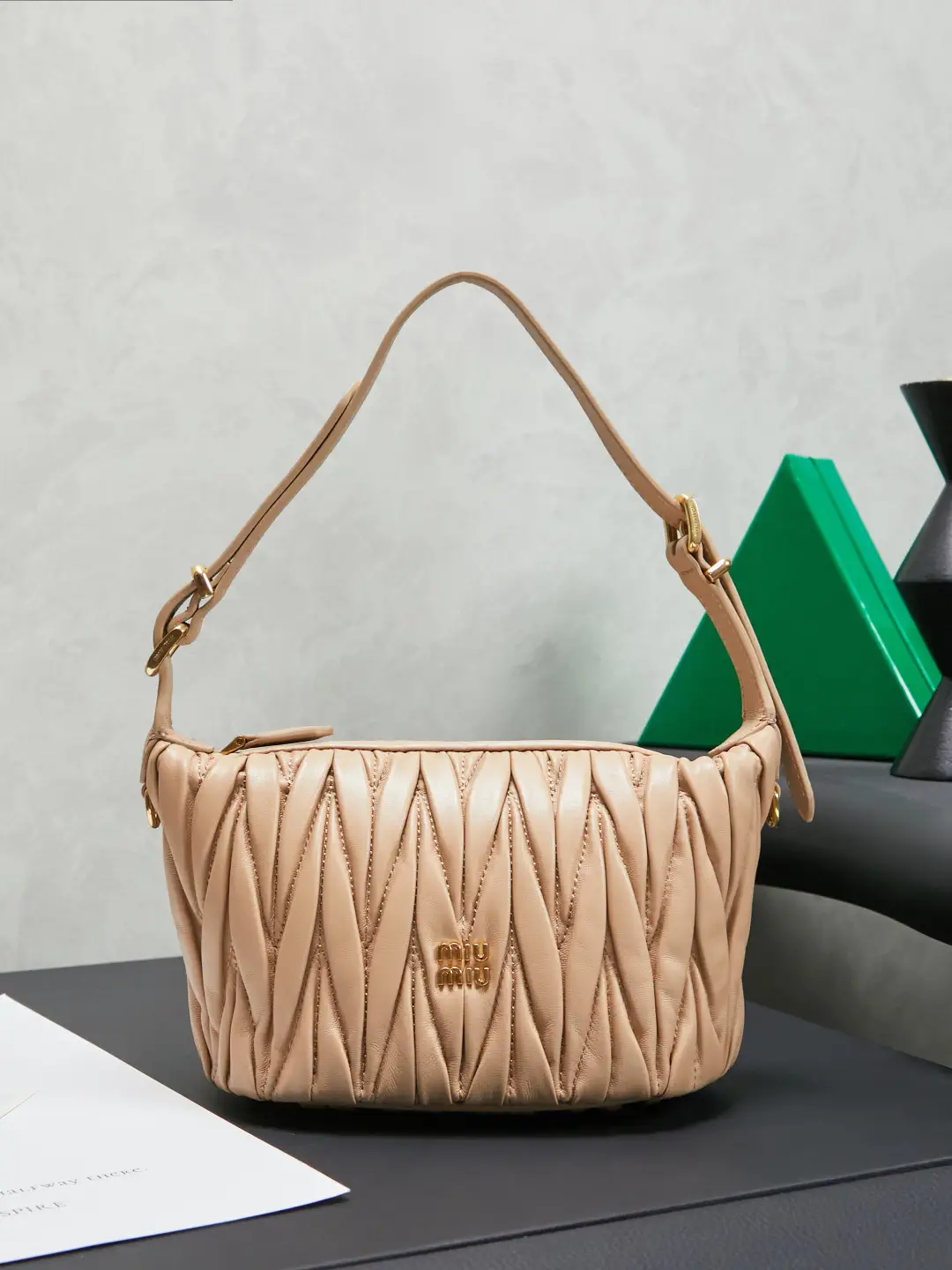 Miu Miu Matelassé Mini Shoulder Bag image 1