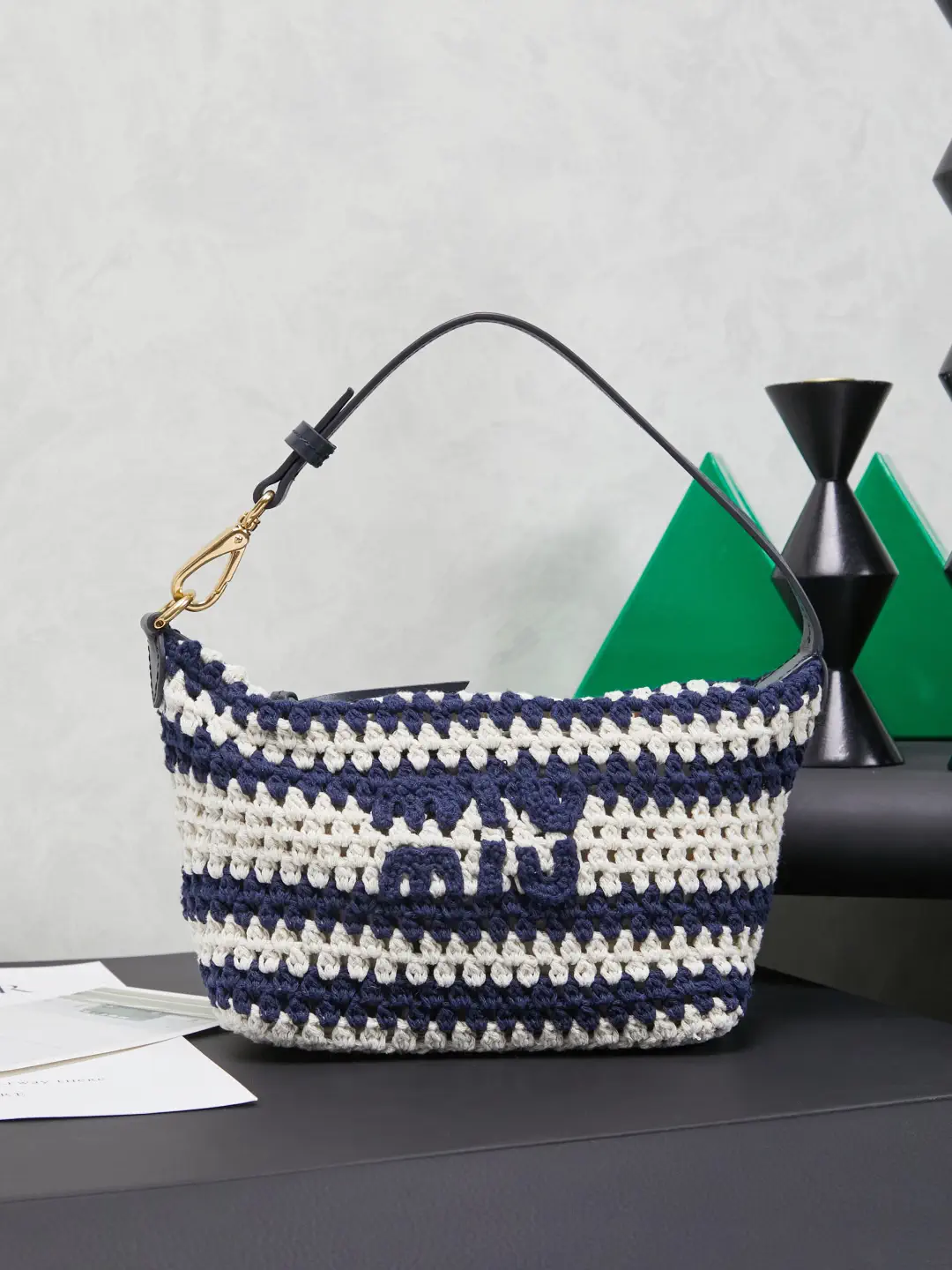 Miu Miu Crochet Shoulder Bag image 1