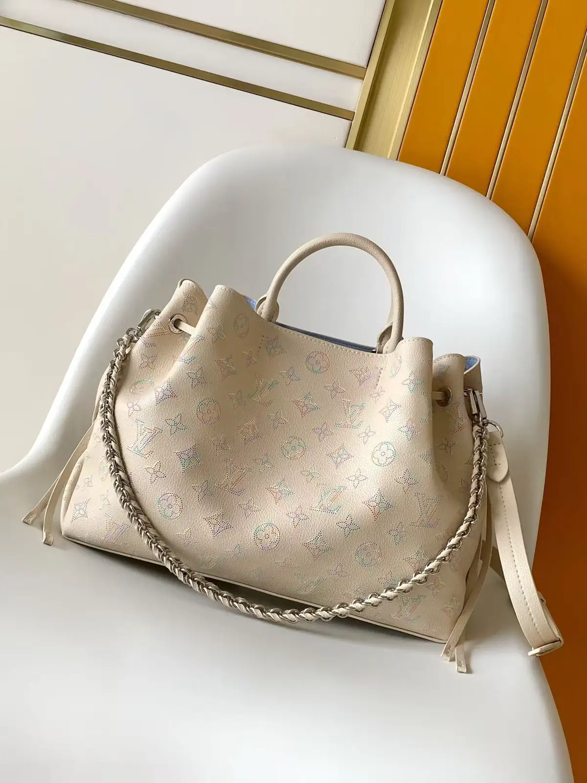 Louis Vuitton Bella Tote Bag with Perforated Monogram image 1