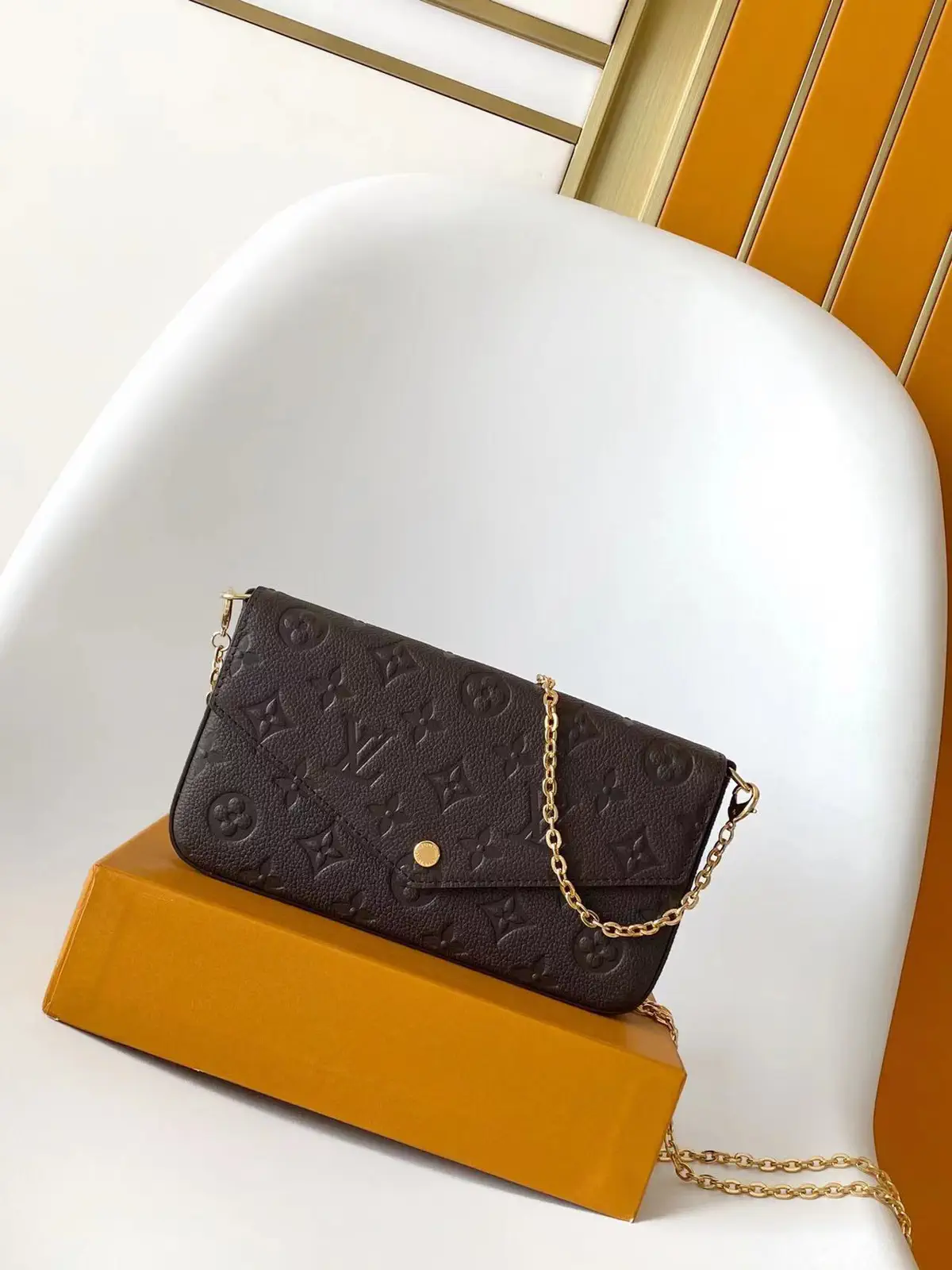 Louis Vuitton Pochette Félicie Monogram Empreinte Chain Bag image 1