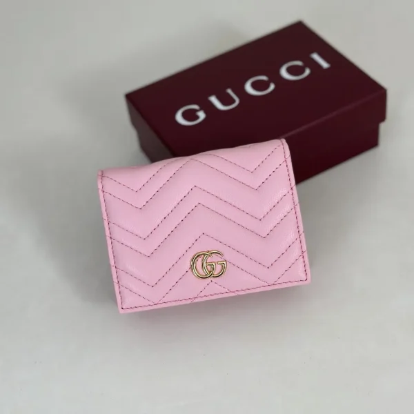 Gucci Quilted Pink Wallet image 1