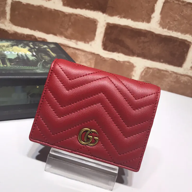 Gucci Quilted Red Wallet image 1