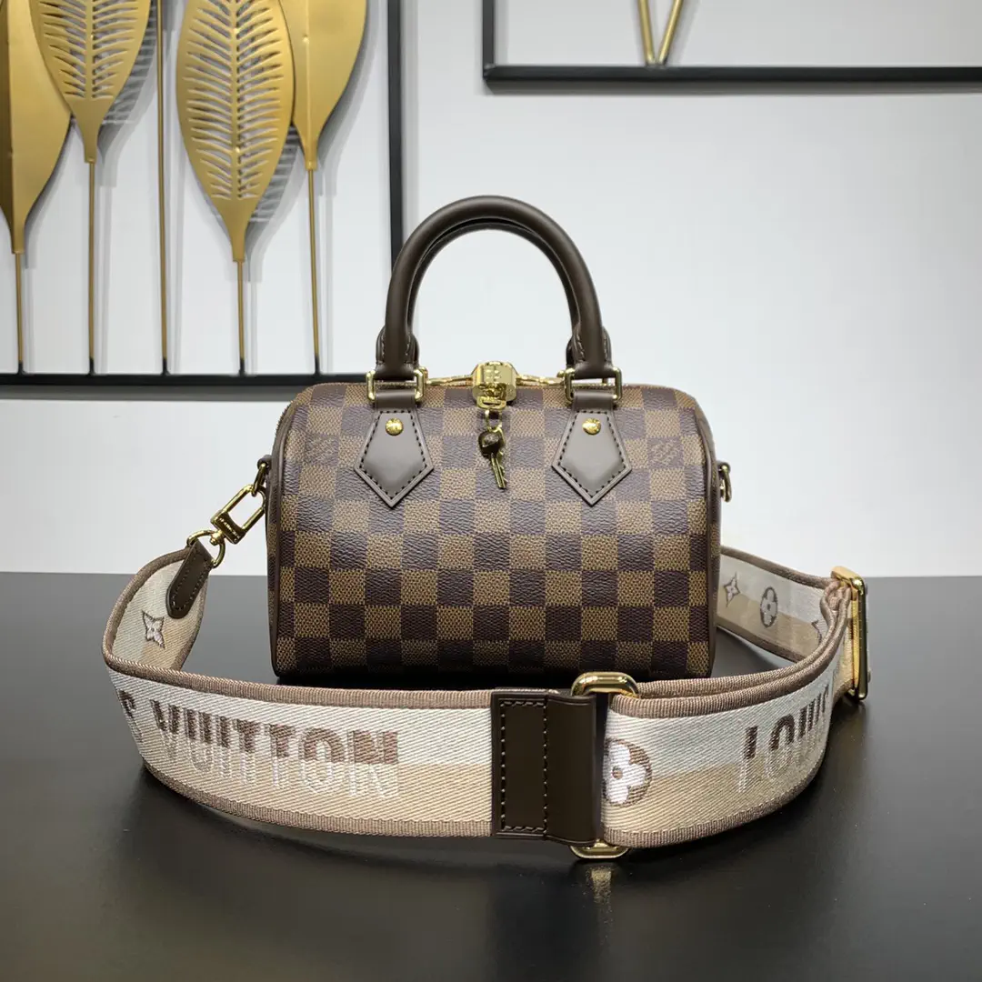 Louis Vuitton Speedy Bandoulière 20 Damier Ebene Canvas Bag image 1