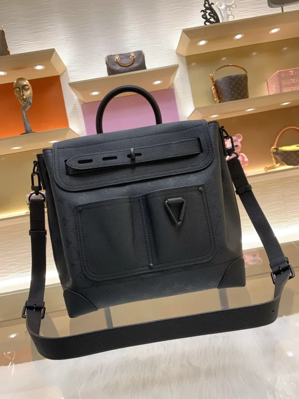 Louis Vuitton Steamer 30 Monogram Midnight Top Handle Bag image 1