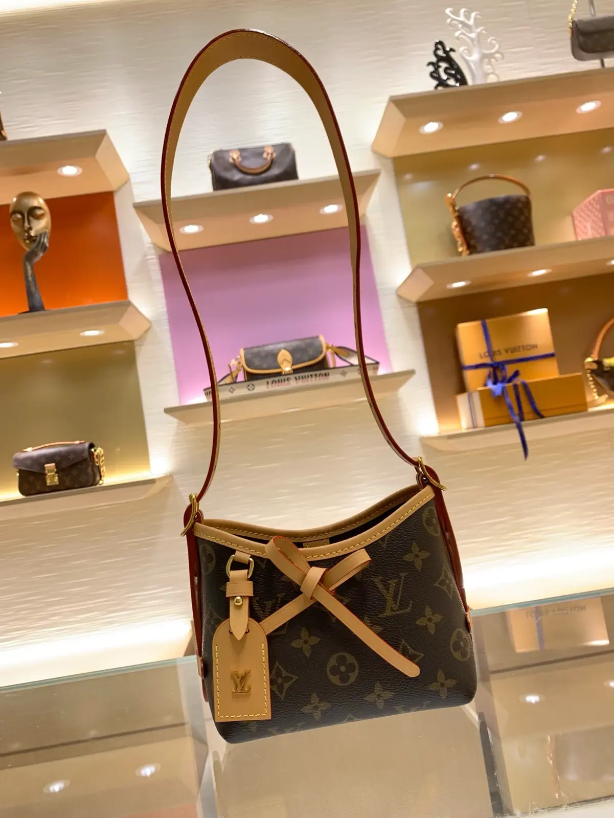 Louis Vuitton Monogram Nano CarryAll Shoulder Bag image 1