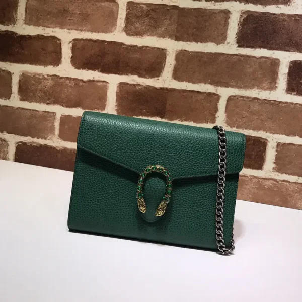 Gucci Green Chain Shoulder Bag image 1