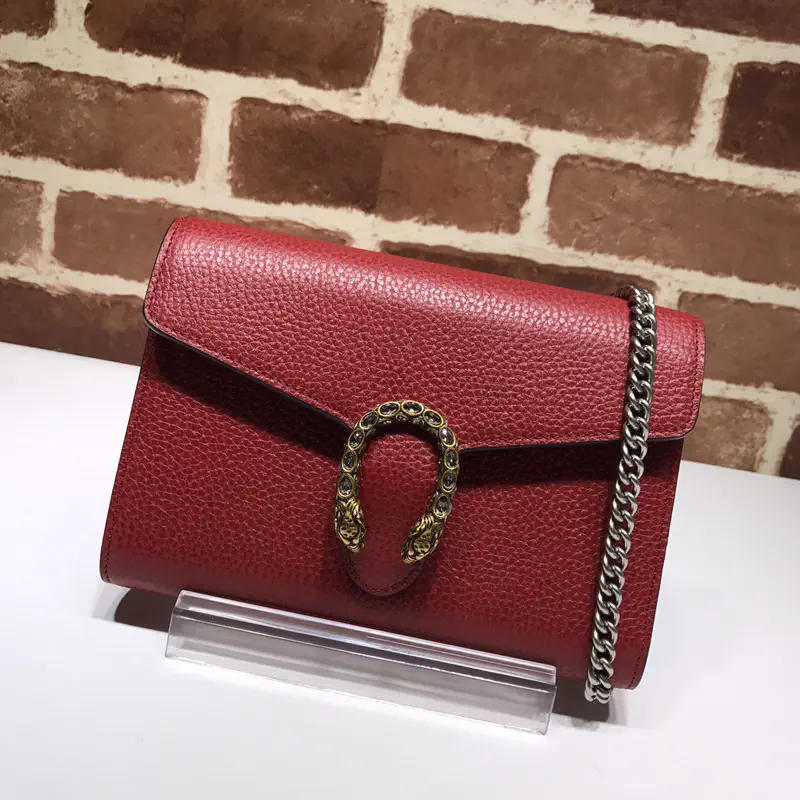 Gucci Red Chain Shoulder Bag image 1