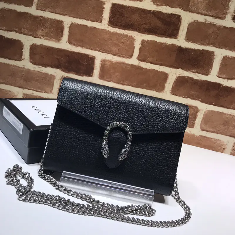 Gucci Black Chain Crossbody Bag image 1