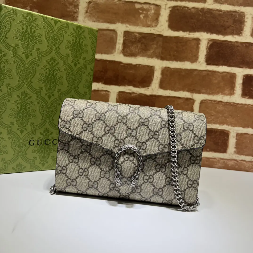 Gucci Monogram Chain Crossbody Bag image 1