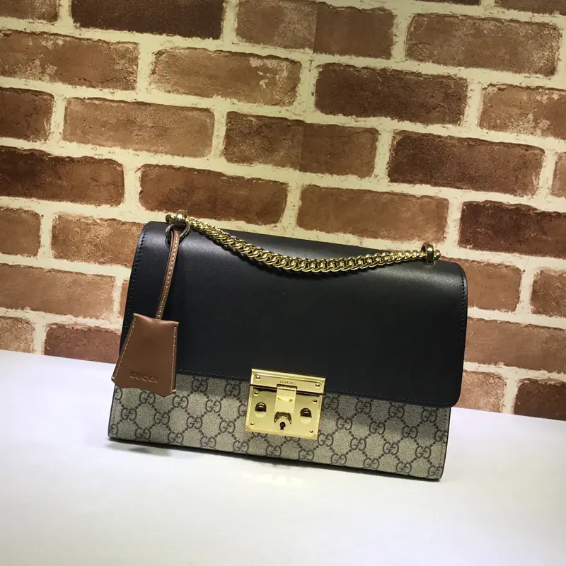 Gucci Monogram Padlock Shoulder Bag image 1