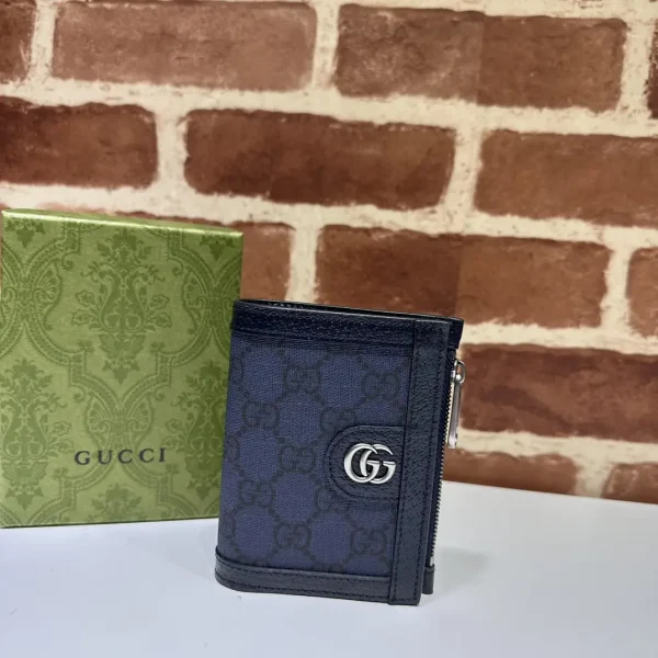 Gucci Dark Blue Monogram Wallet image 1