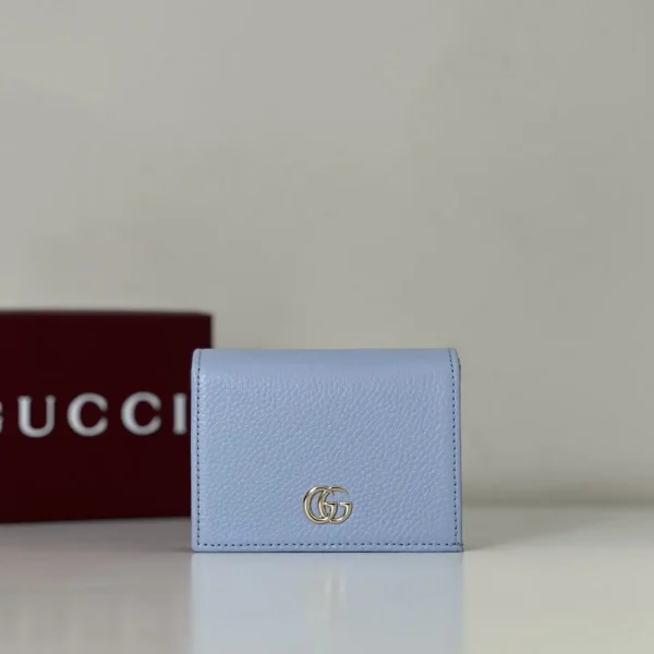 Gucci Light Blue Leather Wallet image 1