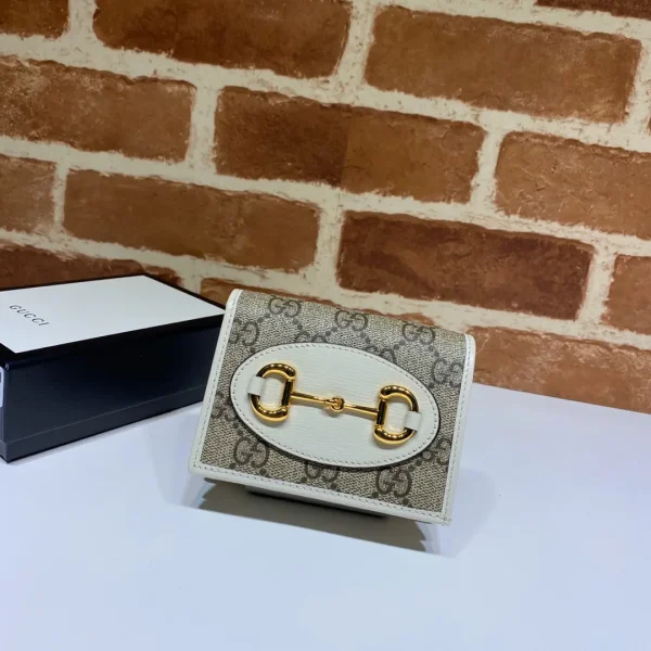 Gucci Monogram Horsebit Short Wallet image 1