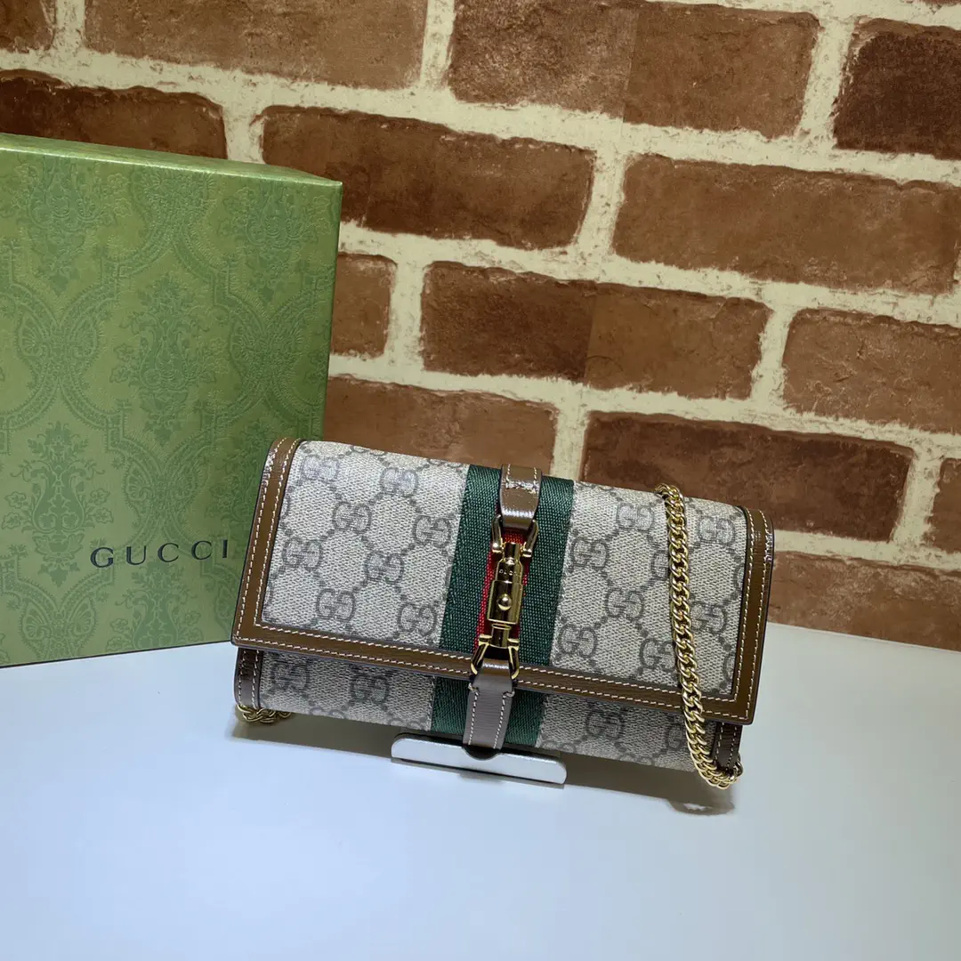 Gucci Monogram Chain Crossbody Bag image 1