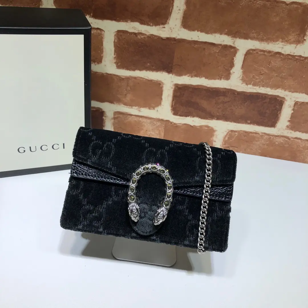 Gucci Monogram Velvet Chain Bag image 1