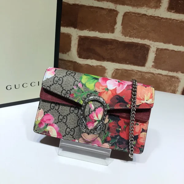 Gucci Floral Monogram Chain Bag image 1