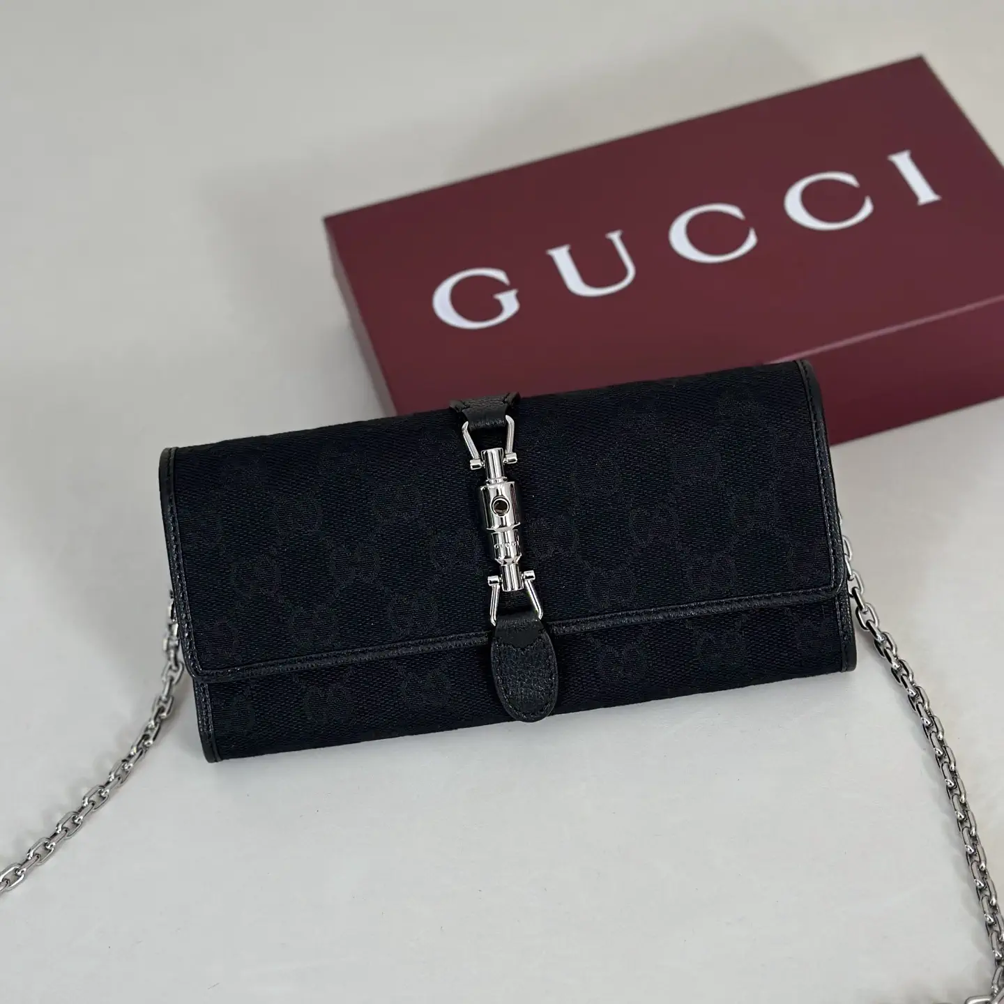 Gucci Monogram Chain Crossbody Bag image 1