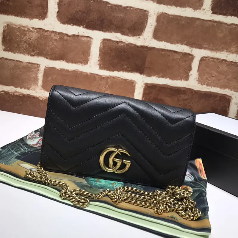 Gucci Quilted Chain Crossbody Bag image 1