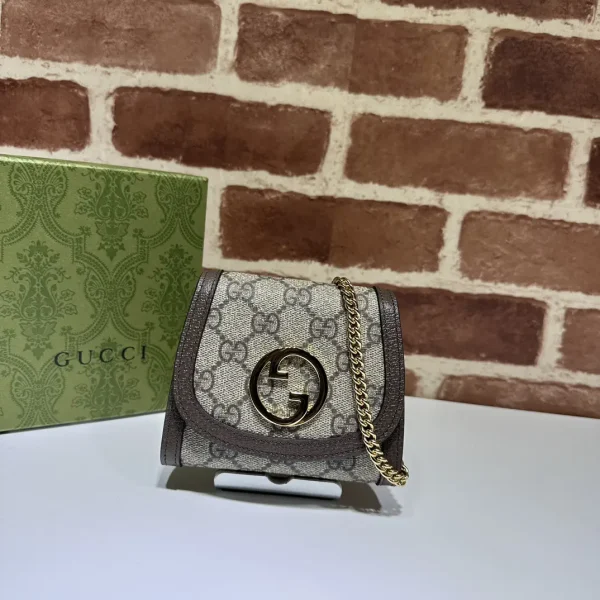 Gucci Monogram Chain Wallet image 1