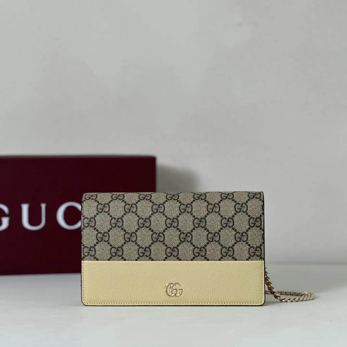 Gucci Monogram Chain Crossbody Bag image 1