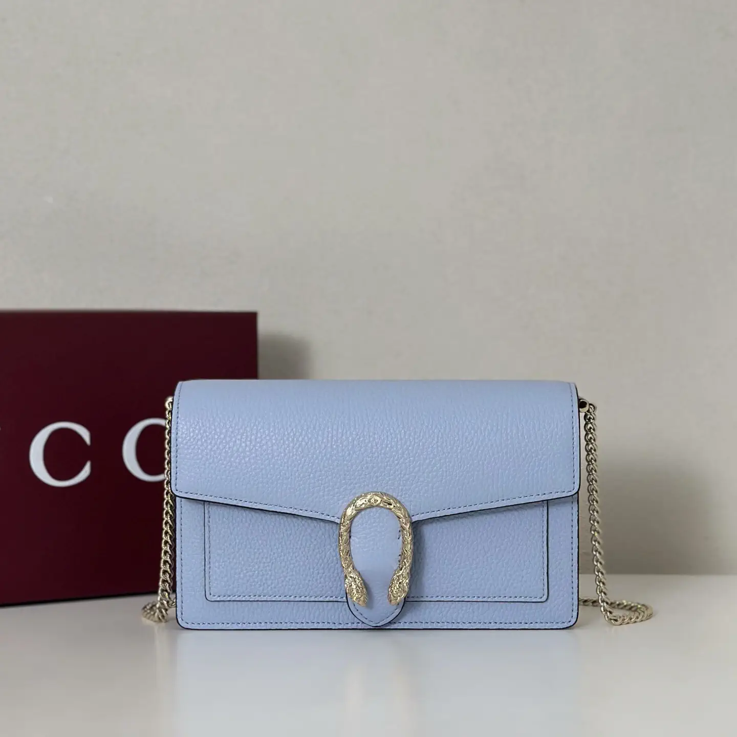 Gucci Light Blue Chain Crossbody Bag image 1