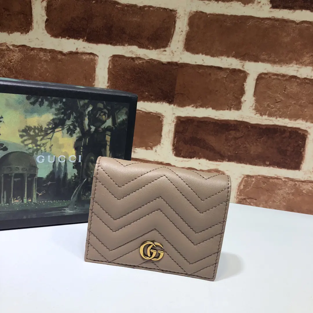 Gucci Quilted Chevron Wallet image 1
