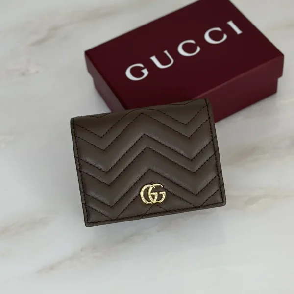 Gucci Quilted Chevron Wallet image 1