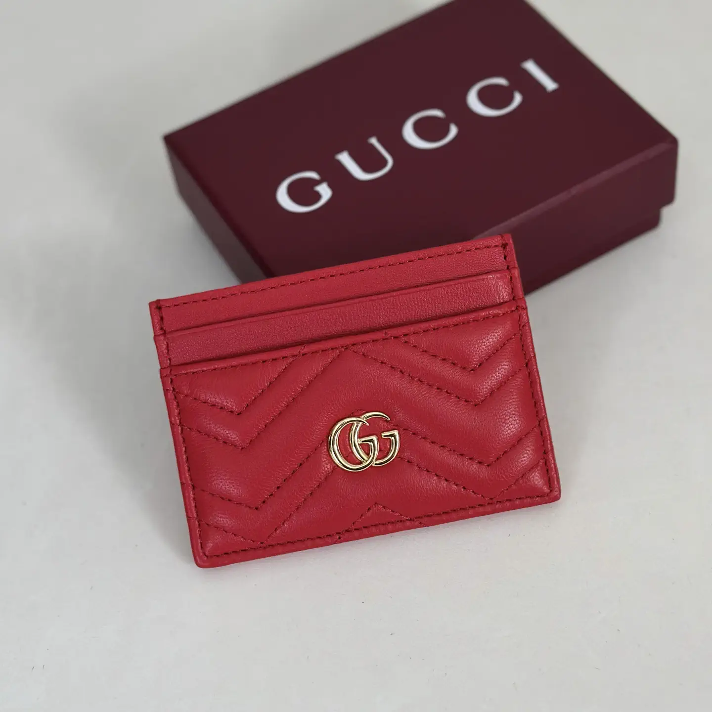 Gucci Quilted Card Holder image 1