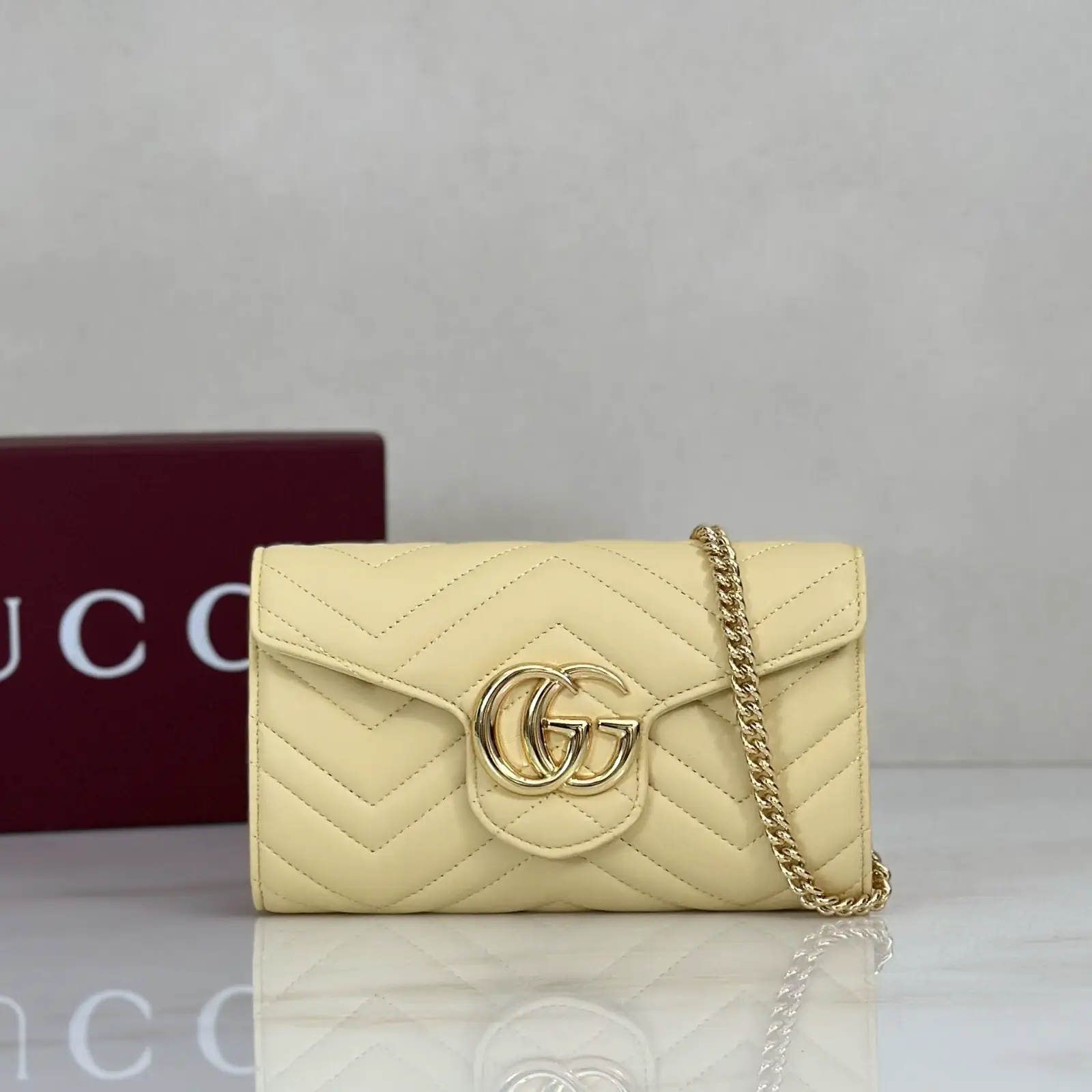 Gucci Quilted Chain Crossbody Bag image 1