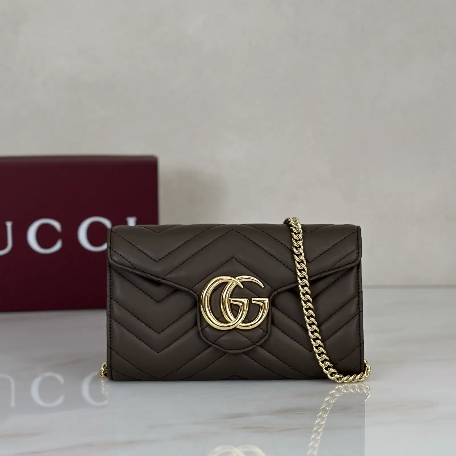 Gucci Quilted Chain Crossbody Bag image 1