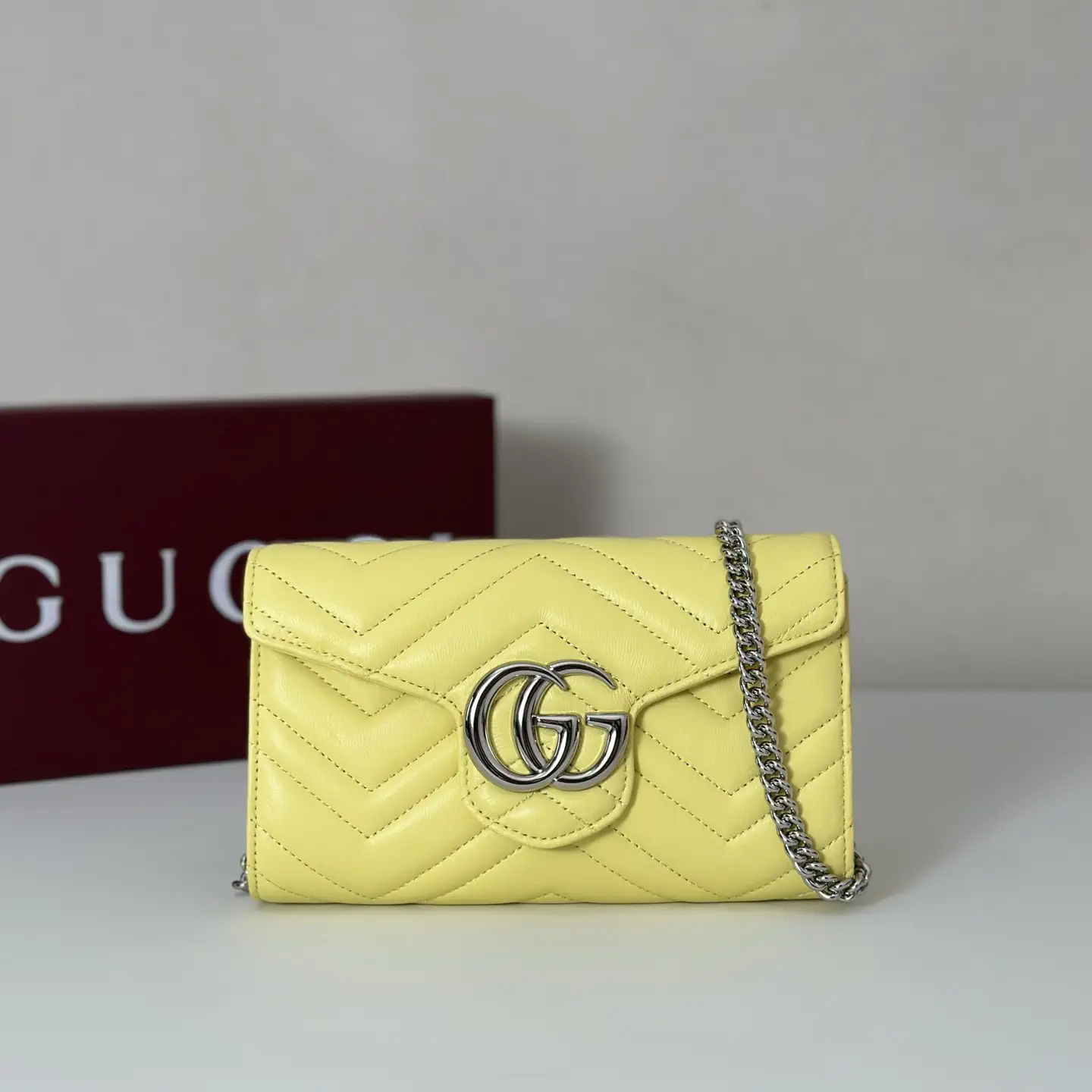 Gucci Quilted Chain Crossbody Bag image 1