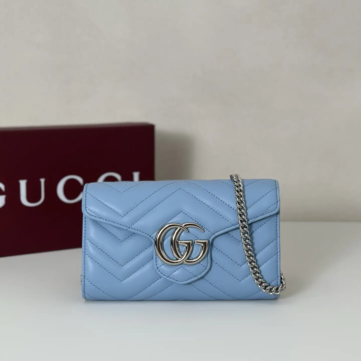 Gucci Quilted Chain Crossbody Bag image 1