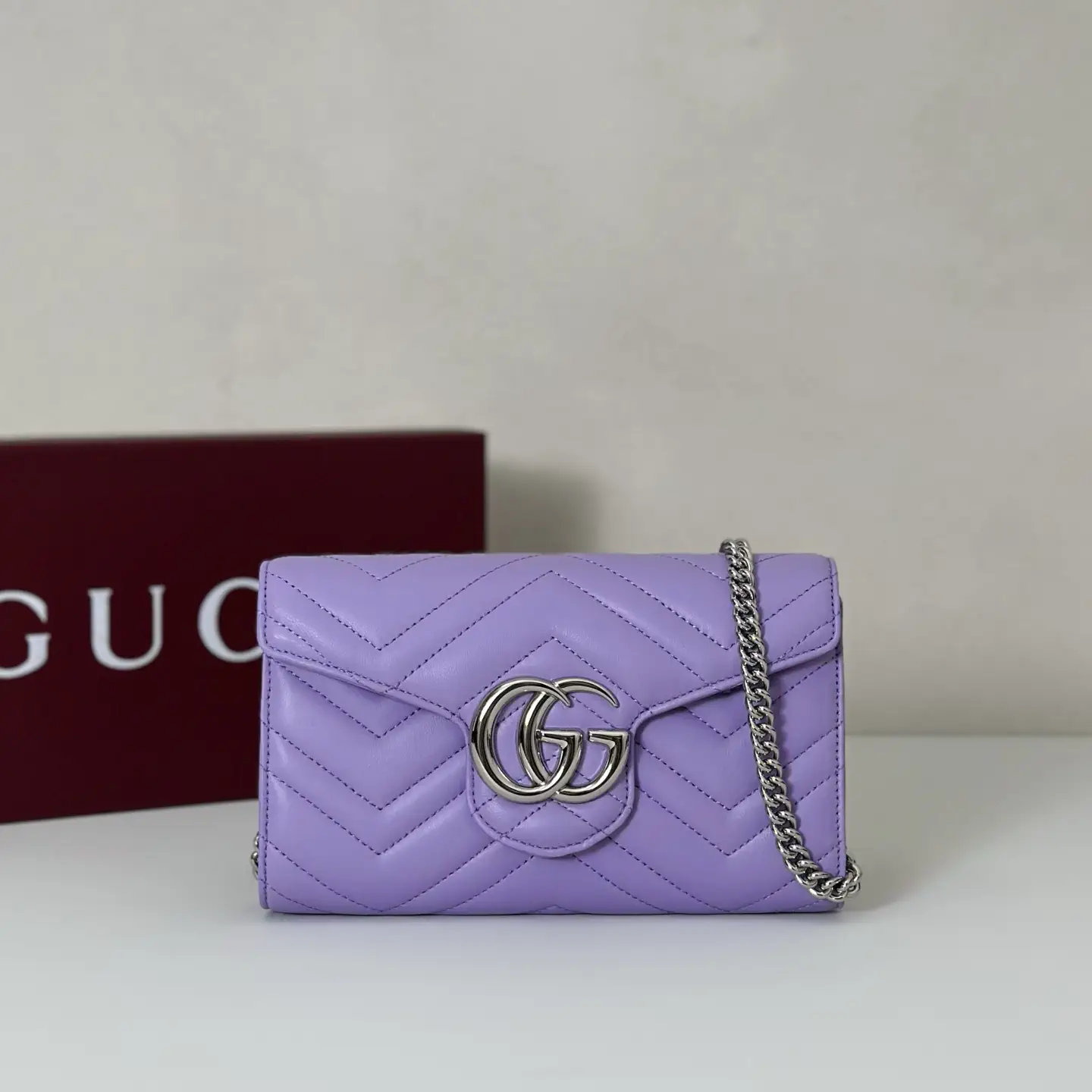 Gucci Quilted Chain Wallet image 1