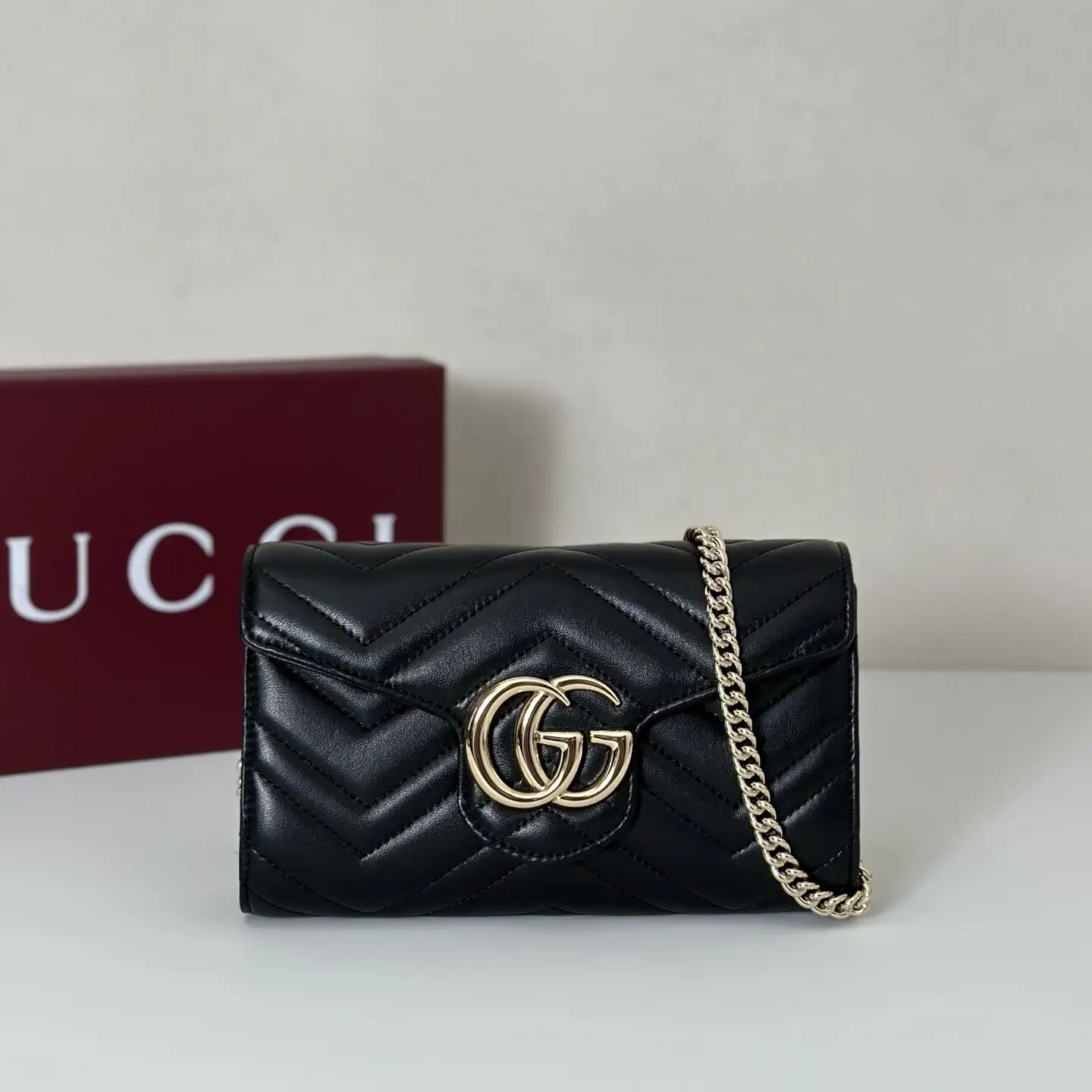 Gucci Quilted Chain Crossbody Bag image 1