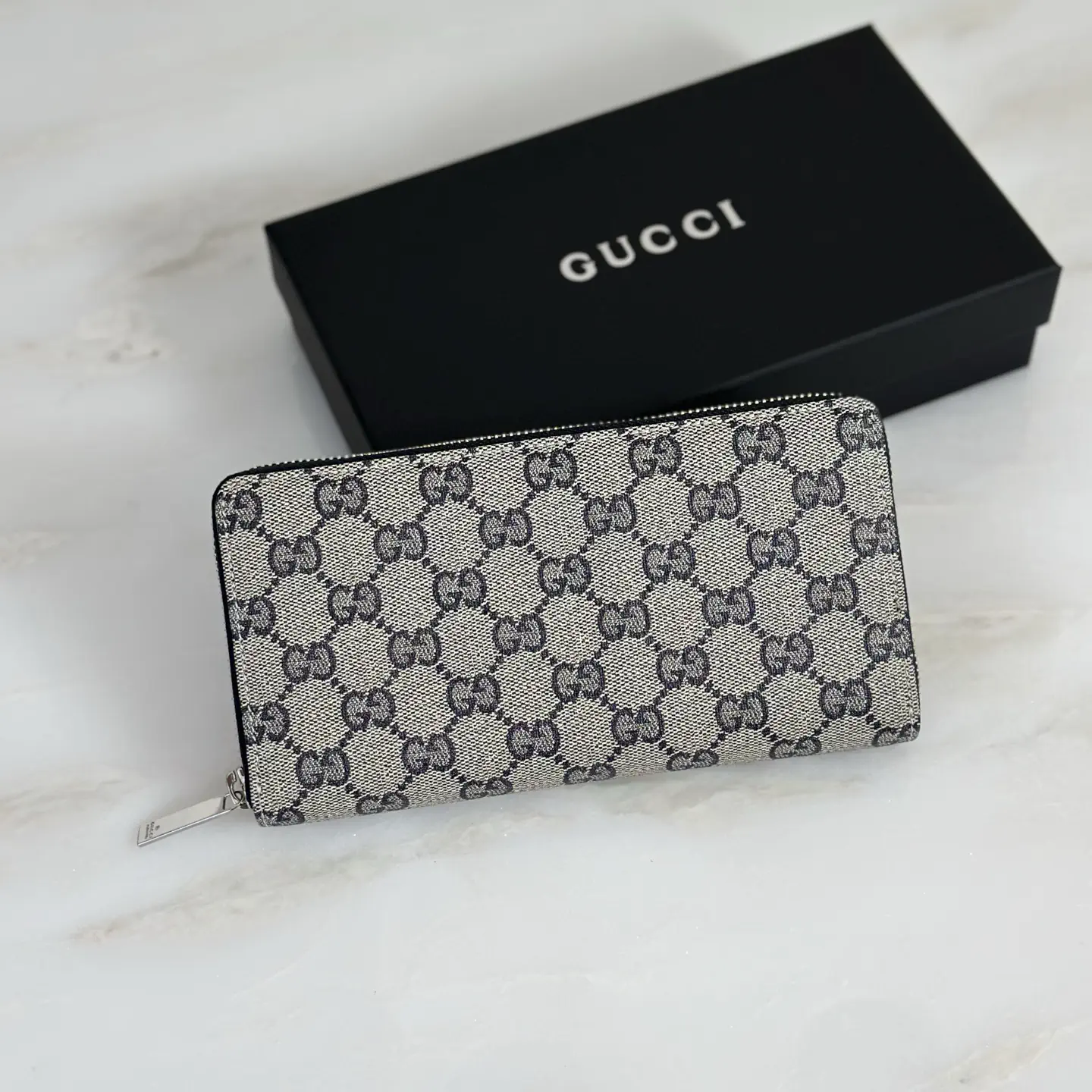 Gucci Monogram Zip-Around Wallet image 1