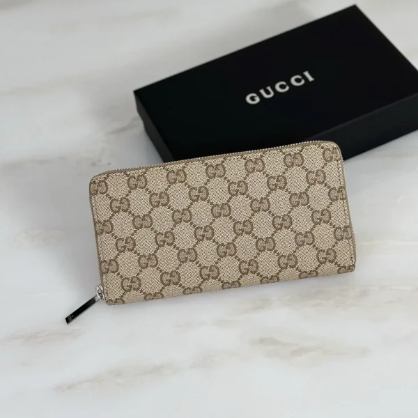 Gucci Monogram Zip Around Wallet image 1