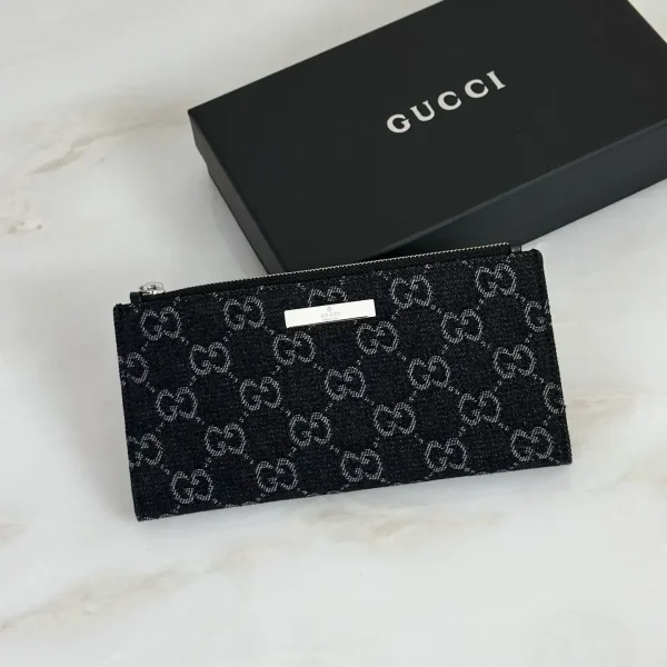 Gucci Monogram Zip Wallet image 1