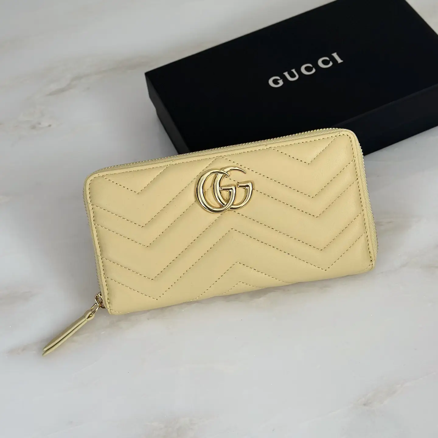 Gucci Quilted Zip Wallet image 1