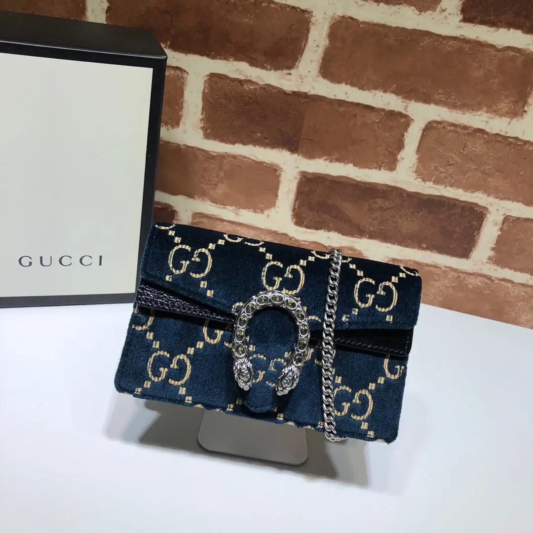 Gucci Monogram Velvet Chain Bag image 1