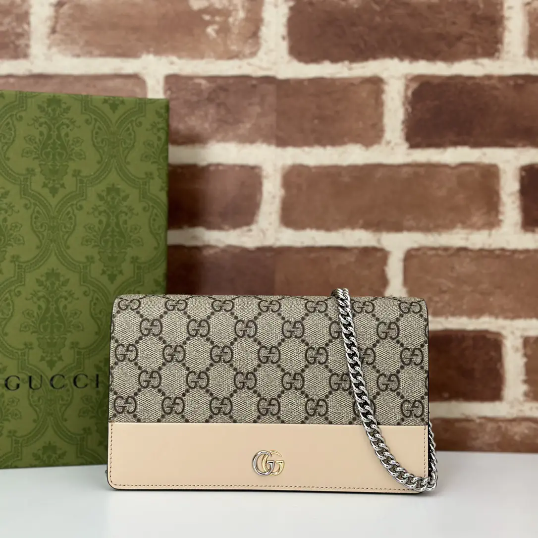 Gucci Monogram Chain Crossbody Bag image 1