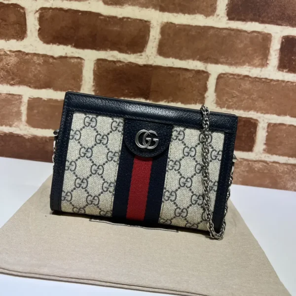 Gucci Monogram Chain Wallet image 1