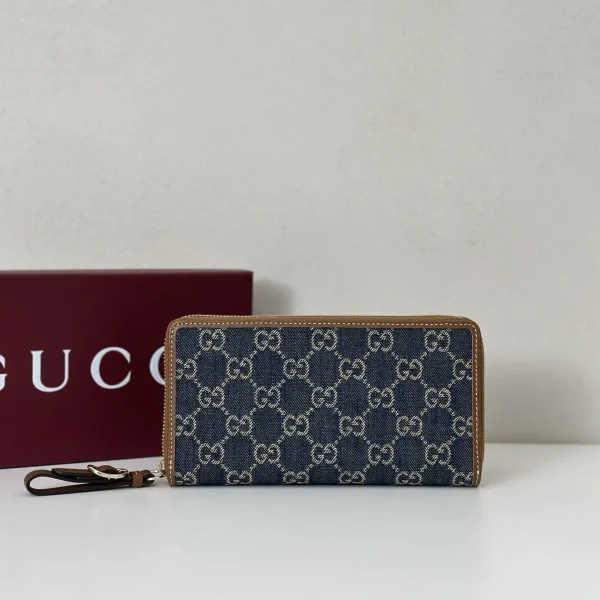 Gucci Monogram Zip Around Wallet image 1