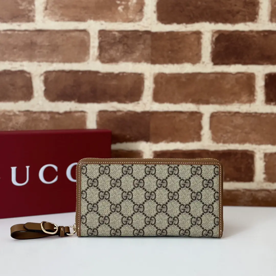 Gucci Monogram Zip Around Wallet image 1