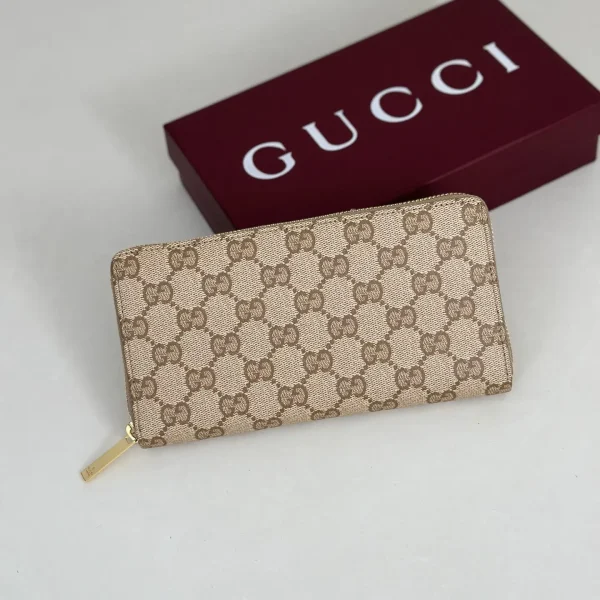 Gucci Monogram Zip Wallet image 1