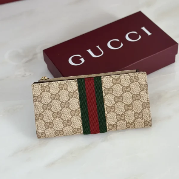 Gucci Monogram Web Stripe Wallet image 1