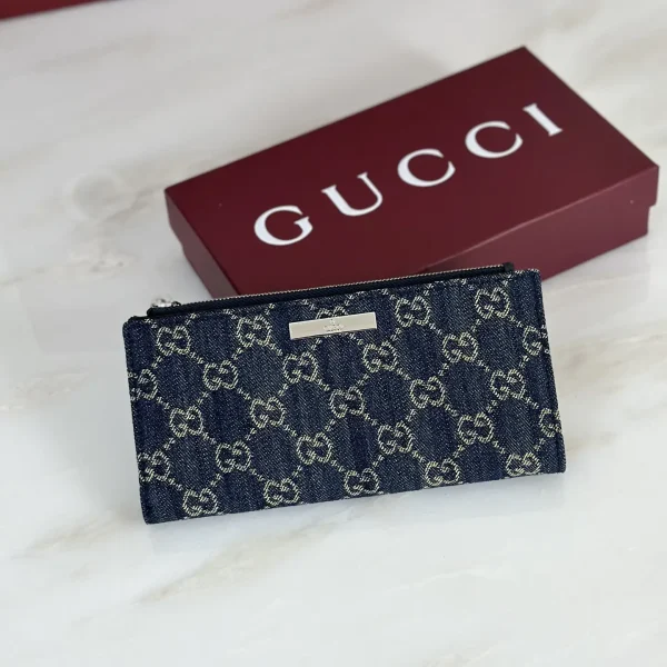 Gucci Monogram Denim Wallet image 1