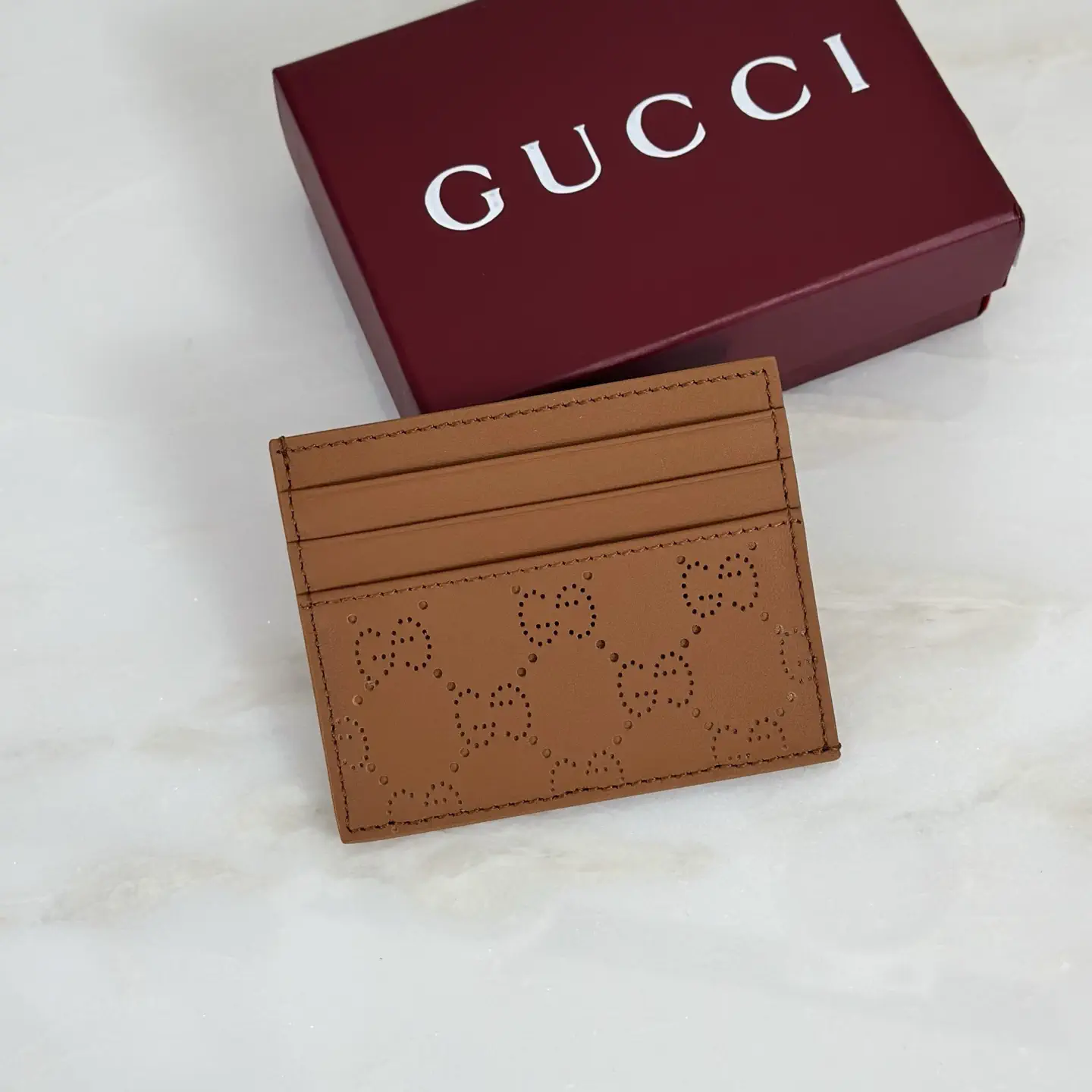 Gucci Perforated Card Holder image 1