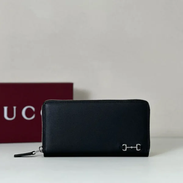 Gucci Horsebit Detail Zip-Around Wallet image 1