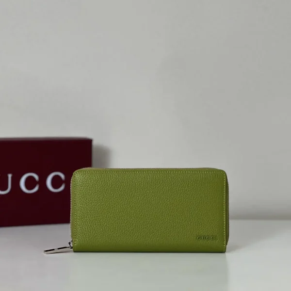 Gucci Green Zip-Around Wallet image 1