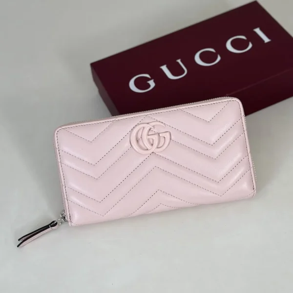 Gucci GG Marmont Quilted Zip Around Wallet image 1
